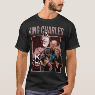 king charles funny retro - King Charles T-Shirt
