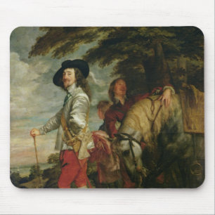 King Charles I  of England out Hunting, c.1635 Mouse Pad
