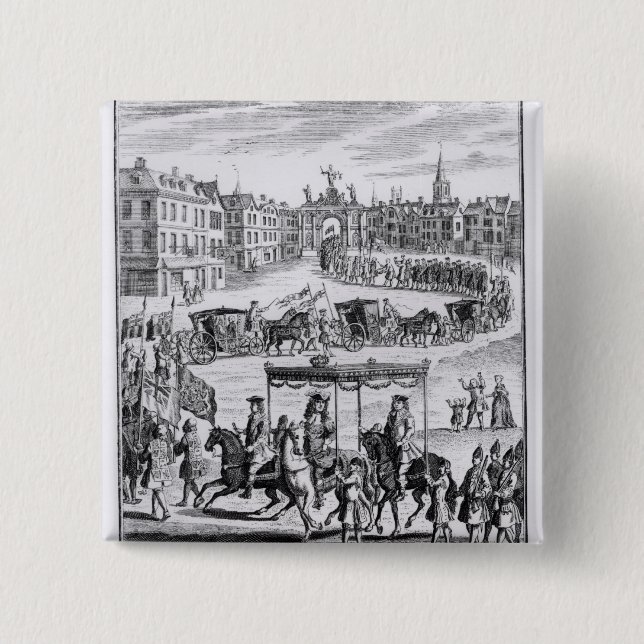 King Charles II Button (Front)