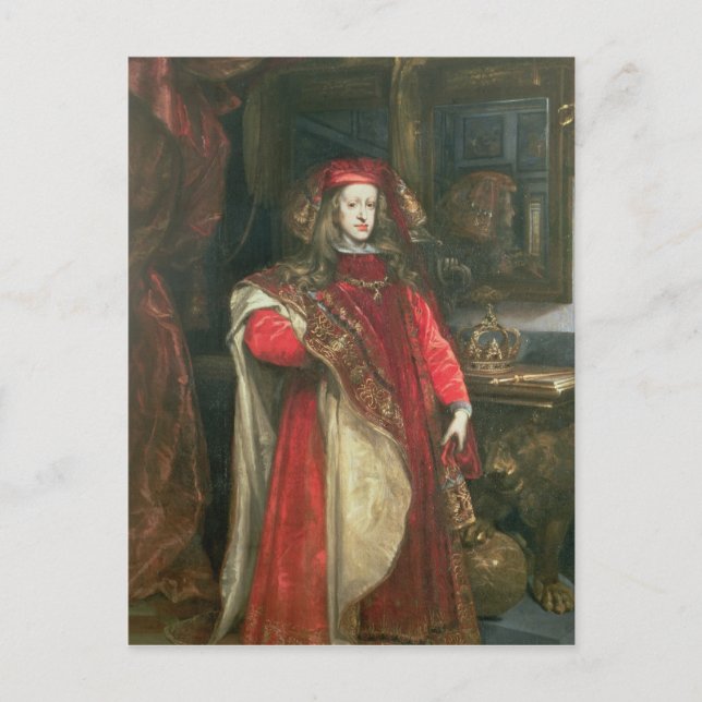 King Charles II of Spain Postcard (Front)