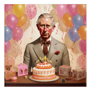 King Charles III Birthday Party Acrylic Print