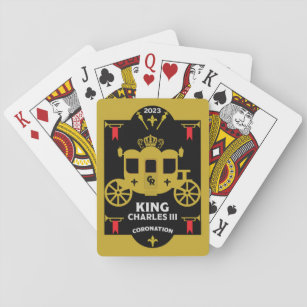 King Charles III British Coronation 2023    Playing Cards
