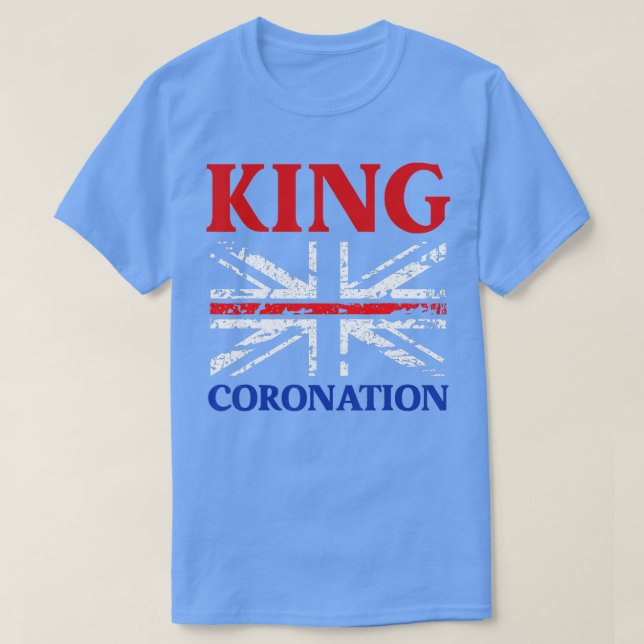 King Charles III Coronation 2023  British Hearts R T-Shirt (Design Front)