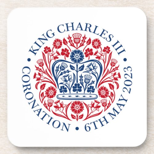 King Charles III Coronation Beverage Coaster