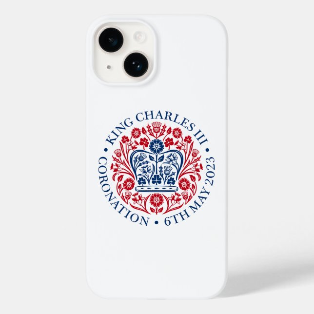 King Charles III Coronation Case-Mate iPhone Case (Back)