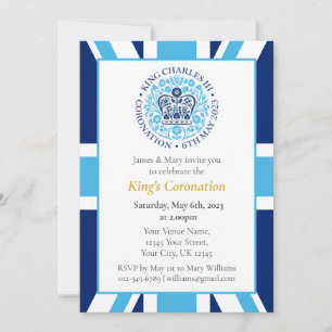 King Charles III Coronation Celebration Party Invitation