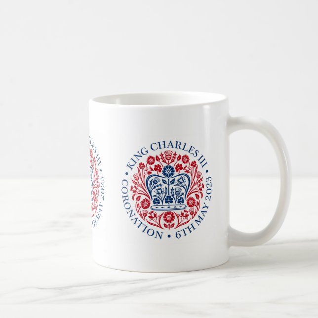 King Charles III Coronation Coffee Mug (Right)