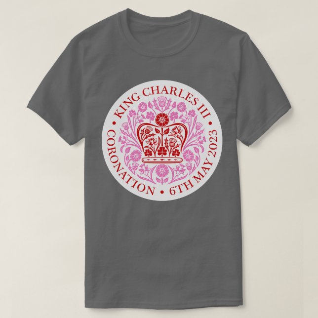 KING CHARLES III CORONATION COMMEMORATIVE 1 T-Shirt (Design Front)