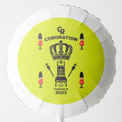 King Charles III Coronation Commemorative Souvenir Balloon