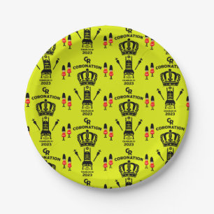 King Charles III Coronation Commemorative Souvenir Paper Plates
