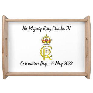 King Charles III Coronation commemorative tray