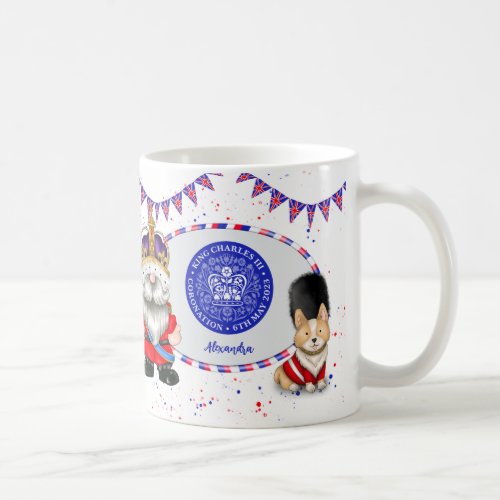 King Charles III Coronation Custom Fun Patriotic  Coffee Mug