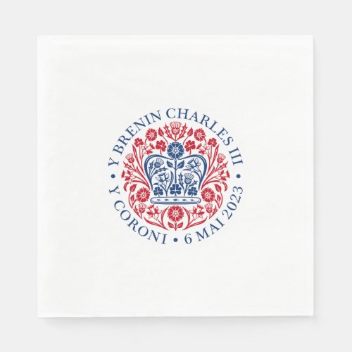 King Charles III Coronation Emblem Royal Party Napkins