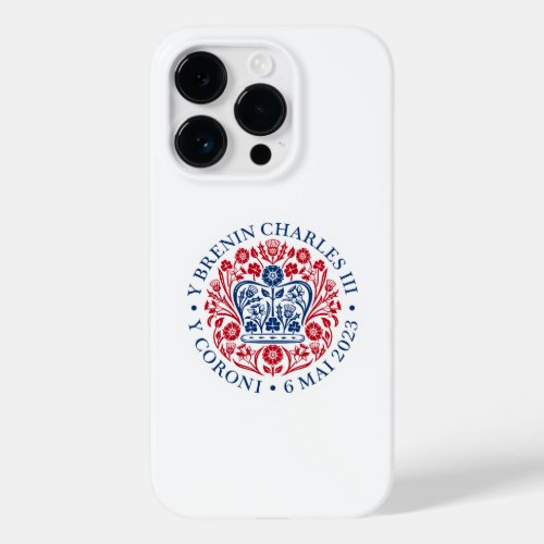 King Charles III Coronation Emblem Royal Souvenir Case_Mate iPhone 14 Pro Case