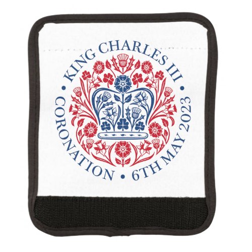 King Charles III Coronation Emblem Royal Souvenir Luggage Handle Wrap