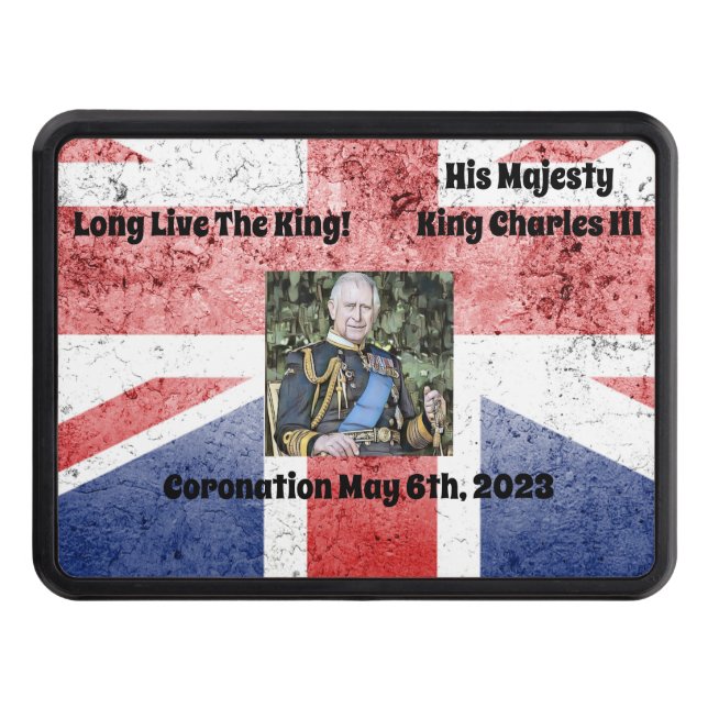 King Charles III Coronation  Hitch Cover (Front)
