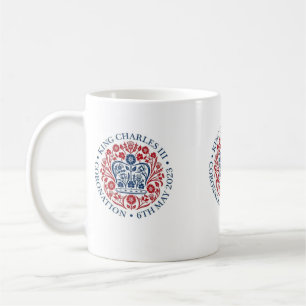 King Charles III Coronation logo Commemorative Coffee Mug