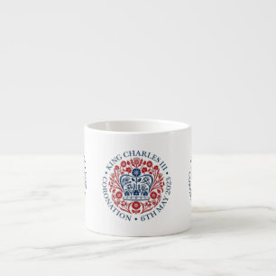 King Charles III Coronation logo Commemorative cup