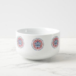 King Charles III Coronation logo Commemorative Soup Mug