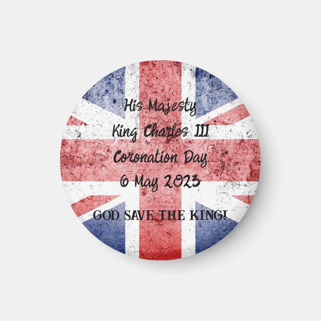 King Charles III Coronation   Magnet (Front)