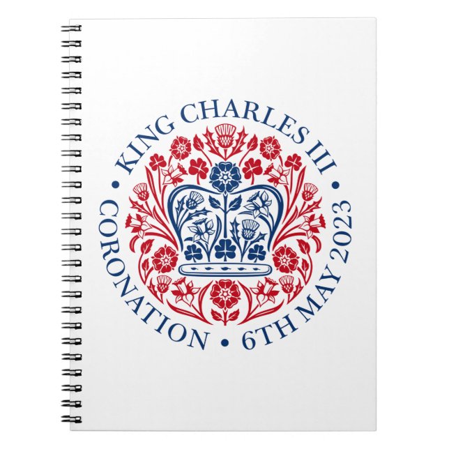 King Charles III Coronation  Notebook (Front)