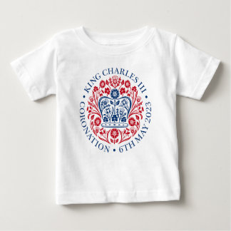 King Charles III coronation official design Baby T-Shirt