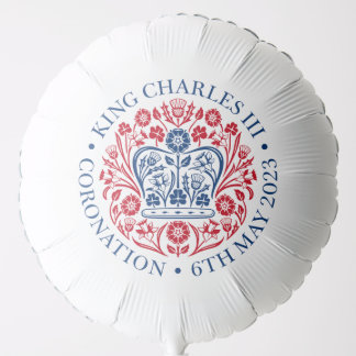 King Charles III coronation official design Balloon