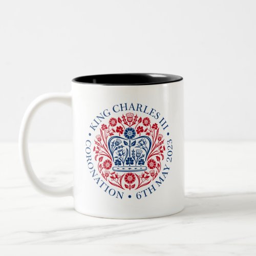 King Charles III coronation official design Two_Tone Coffee Mug