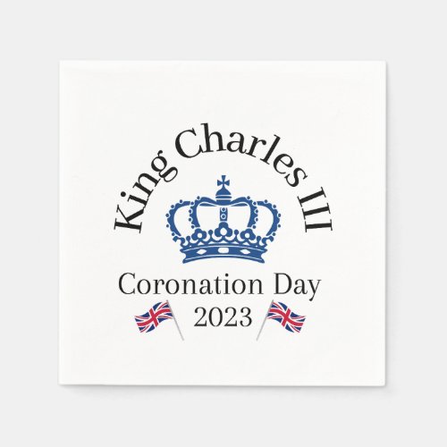King Charles III Coronation Party Napkins