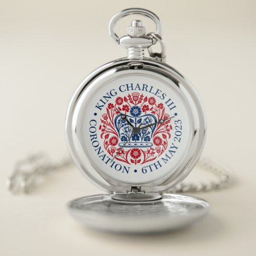 King Charles III Coronation Pocket Watch