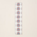 King Charles III Coronation  Scarf<br><div class="desc">King Charles III Coronation chiffon scarf. Unusual accessory for the big day! Coronation logo on white background.</div>