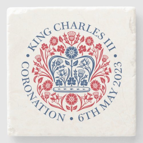 King Charles III Coronation Stone Coaster