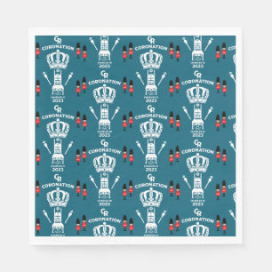 King Charles III Coronation Street Party Napkins