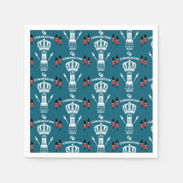 King Charles III Coronation Street Party Napkins