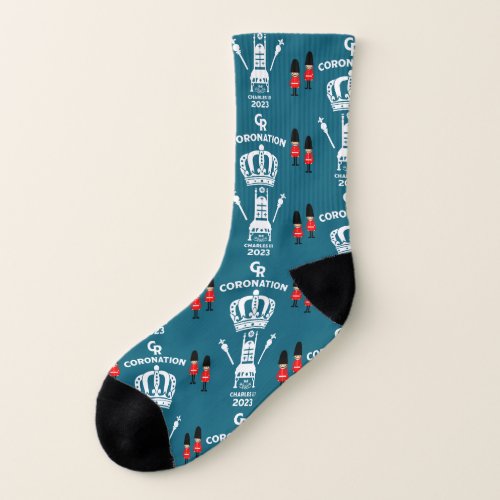 King Charles III Coronation Street Party Socks