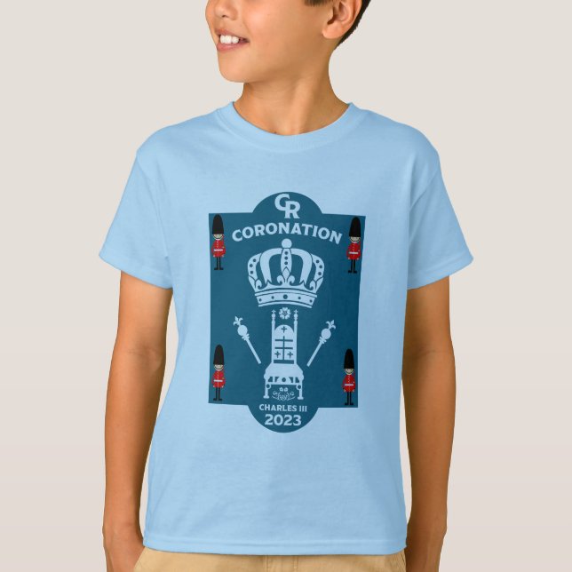 King Charles III Coronation Street Party T-Shirt (Front)