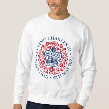 King Charles Iii Coronation Sweatshirt by SunshineDazzle at Zazzle