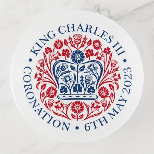 King Charles III Coronation Trinket Tray