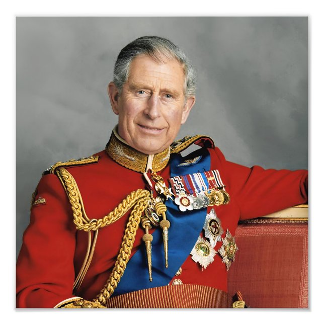 King Charles III Photo Enlargement (Front)