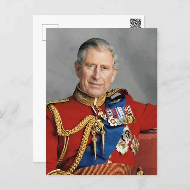 King Charles III Photo Enlargement Postcard | Zazzle