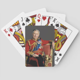 King Charles III Poker Cards