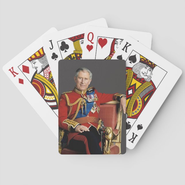 King Charles III Poker Cards (Back)