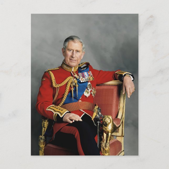 King Charles III Postcard (Front)