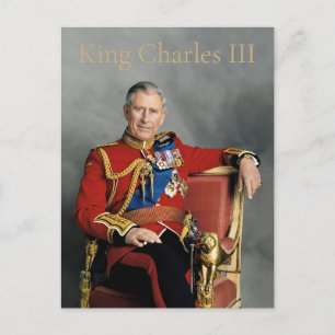 King Charles III Postcard