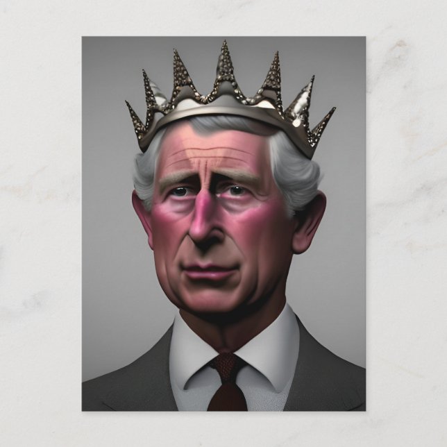 King Charles III Postcard (Front)