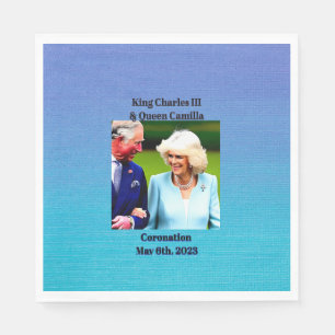King Charles III & Queen Camilla Coronation Napkins