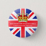 King Charles Iii &amp; Queen Camilla Souvenir Button at Zazzle