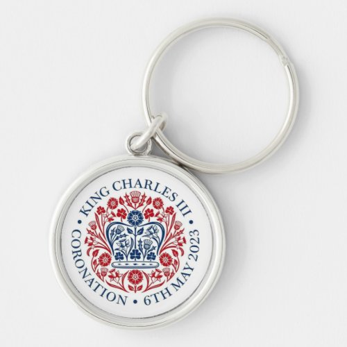 King Charles III  Queen Consort Coronation   Keychain