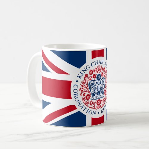 King Charles III Royal Coronation Logo Patriotic  Coffee Mug