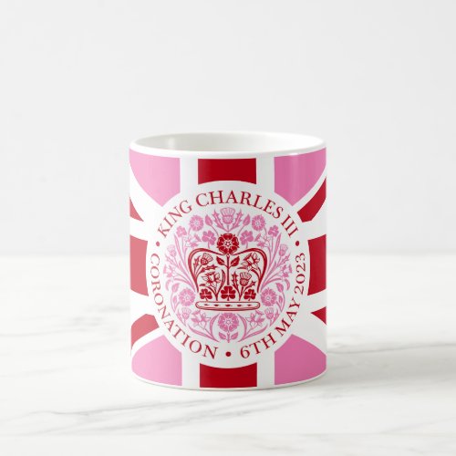 King Charles III Royal Coronation Logo Patriotic Coffee Mug